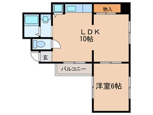 ベルドミ－ル今川の物件間取画像